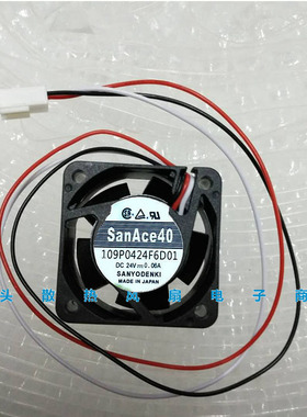 109P0424F6D01 24V 0.06A 原装正品日本三洋发那科设备风扇