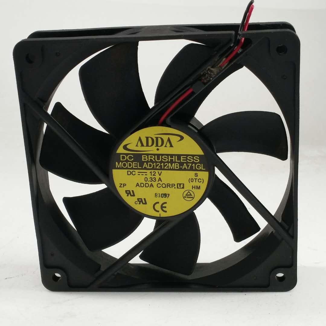 台湾协喜 ADDA 12025 DC12V 0.33A AD1212MB-A71GL 机箱电源风扇