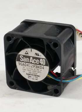 三洋4CM 4028 12V 0.92A 9GA0412P3K04 4线PWM大风量暴力散热风扇