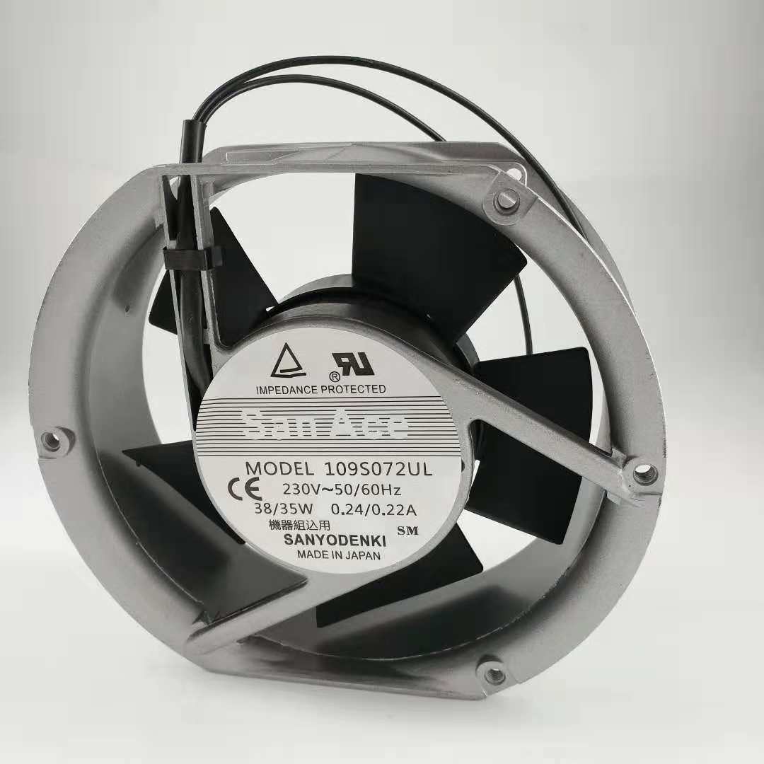 三洋 17251 115/230V 109S072UL 0.24/0.22A 17.2CM 金属机柜风扇