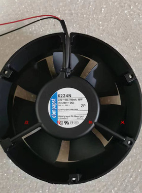 德国EBMPAPST TYP 6224N/9/12/NHA/17HT 6224NH/NHR 24V 散热风扇