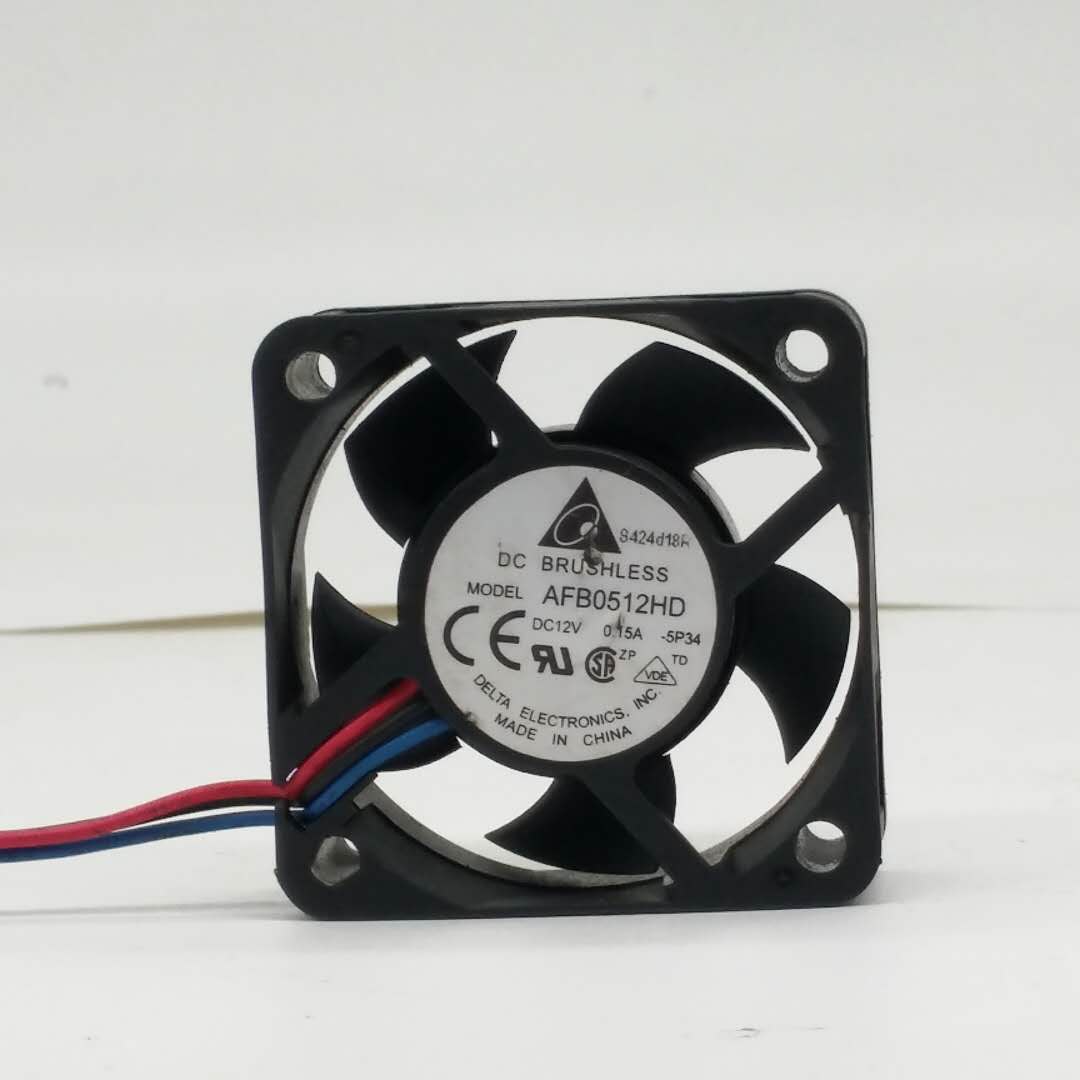 台达 AFB0512HD 5CM 5020 12V 0.15A 电源机箱服务器CPU散热风扇