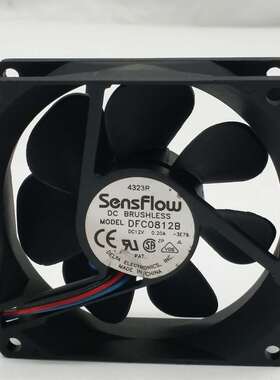 sensflow DFC0812B 8025 DC12V 0.20A 8CM静音散热风扇80*80*25MM