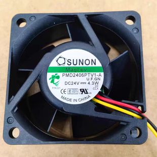 U.F.GN 变频器风扇 SUNON 6025 6CM 4.3W PMD2406PTV1 24V