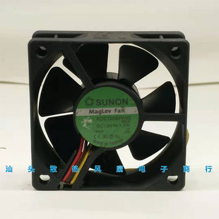 全新建准KDE1206PTV2磁浮轴承12V1.1W大风量6025 6CM机箱散热风扇