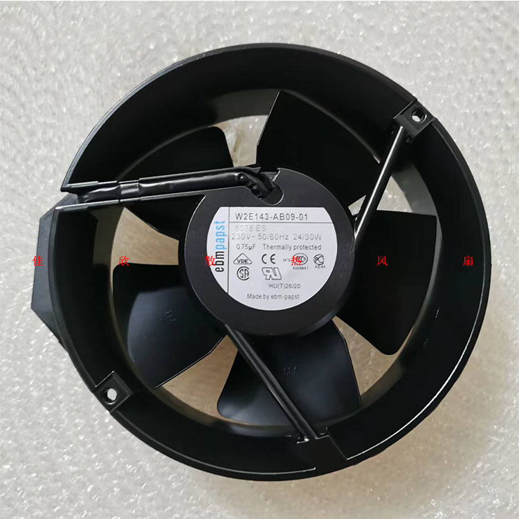 原装ebmpapst Φ172*51 230V W2E143-AB09-01 6078ES轴流风机