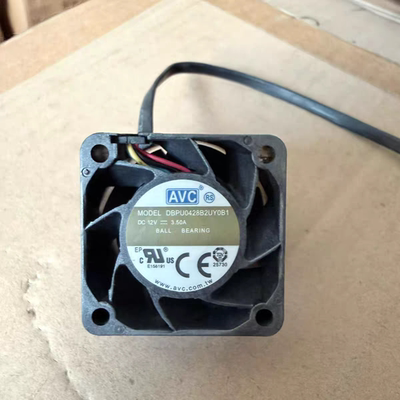 DBPU0428B2UY0B1原装AVC 4028大风量3.5A 12V 4CM暴力4线散热风扇