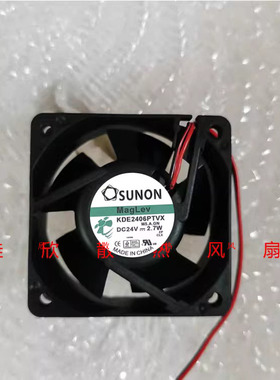 SUNON建准 变频器风扇 6025 24V 2.7W 6厘米 KDE2406PTVX MS.A.GN