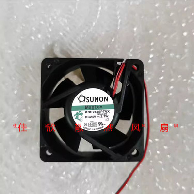 SUNON建准 变频器风扇 6025 24V 2.7W 6厘米 KDE2406PTVX MS.A.GN