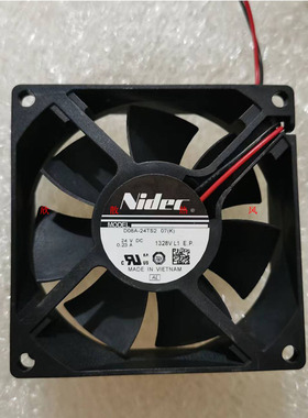 Nidec全新D08A-24TS2 01 05 07K DC24V伏0.23A变频器风扇8cm 8025