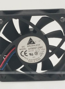 台达 6013 6CM 12V 0.17A AFB0612MC 3线测速CPU机箱静音散热风扇