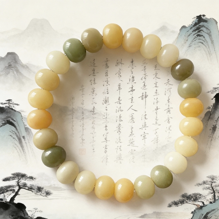 菩提根手串天然多宝绕指柔盘玩苹果圆茶菩提文玩