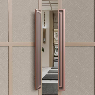 中式轻奢大门拉手古铜色玻璃门把手推拉门木门扶手定制铝合金拉手