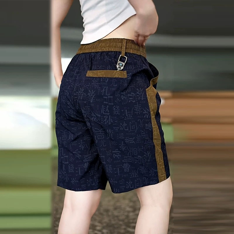 商场清仓尾货冰丝休闲裤女夏季薄款运动短裤百搭宽松阔腿五分裤子