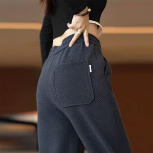 薄款 运动裤 2026夏季 百搭时尚 潮流宽松直筒裤 女士休闲裤 子女款 爆款