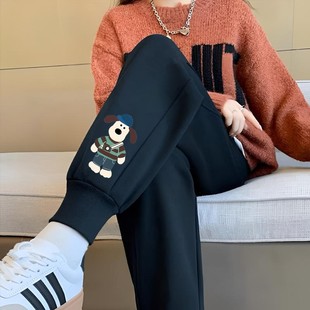 卫裤女春秋款宽松显瘦束脚运动裤百搭休闲裤学生小个子爆款哈伦裤