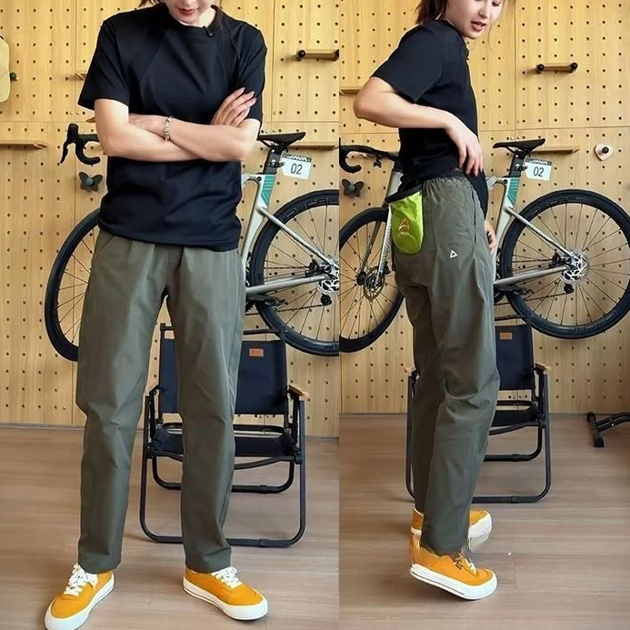 外贸尾货休闲裤女士宽松直筒裤夏季薄款显瘦运动裤工装长裤子潮流