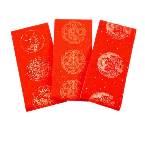 对联春联万年红洒金宣纸