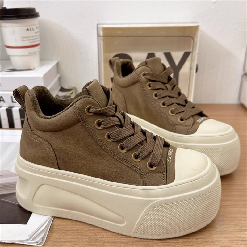 隐形内增高10厘米莱咖坡跟马丁靴