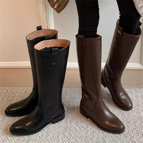 隐形内增高8厘米莱咖坡跟时装靴