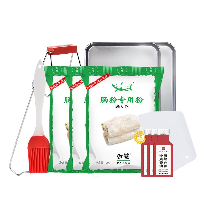 白鲨 肠粉专用粉 肠粉预拌粉 粘米粉 广式点心 广东肠粉家庭套餐