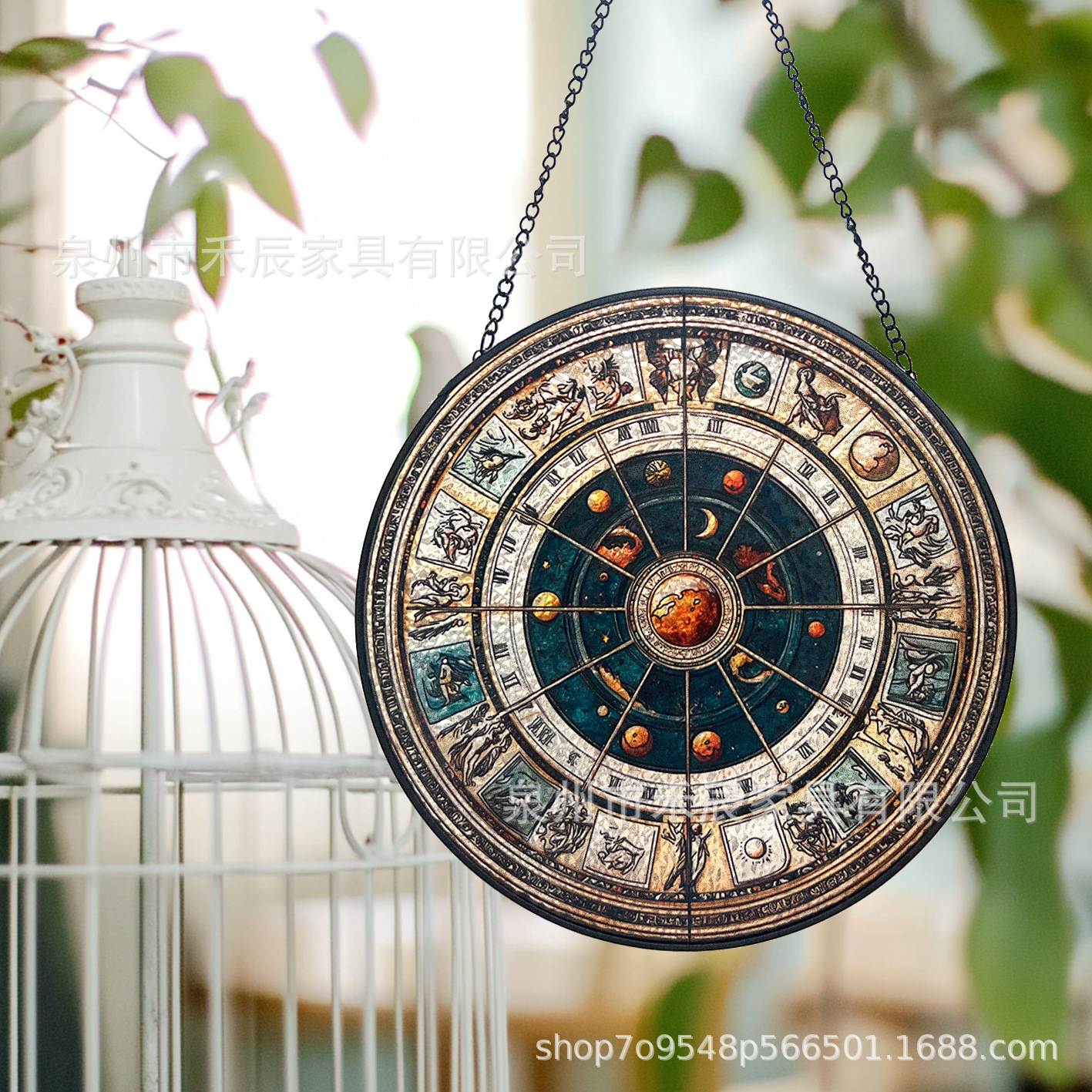 cat行星跨境独立站太阳玻璃Sunr捕手挂件che家居装饰品新品亚马逊