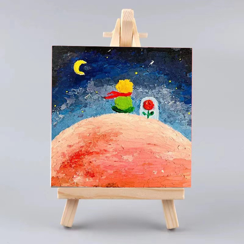 肌理画diy丙烯颜料石英砂画框画板创意家居装饰立体画工具材料包图片