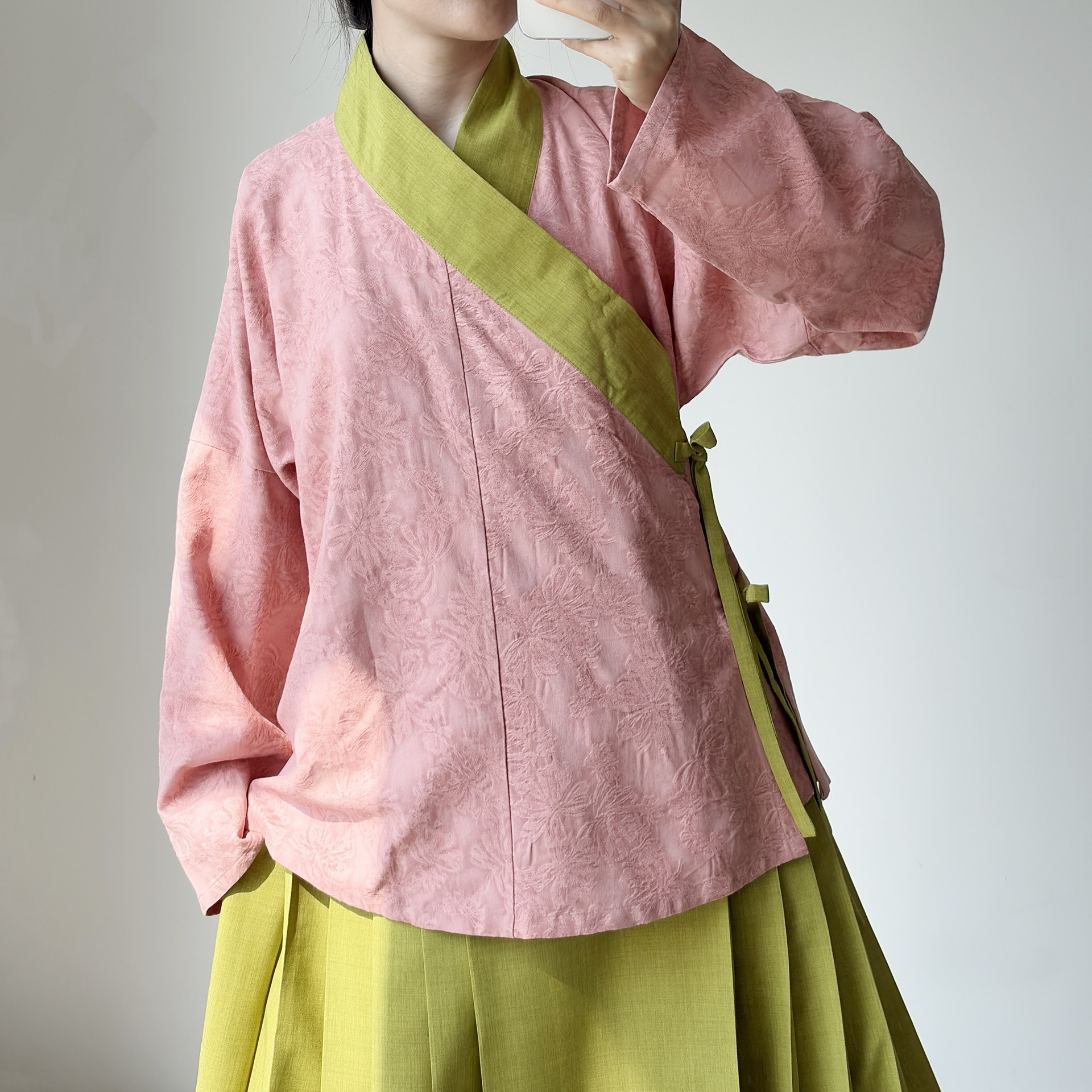 暗袖盈香 明制传统汉服交领小袖短衫长袖日常通勤上班