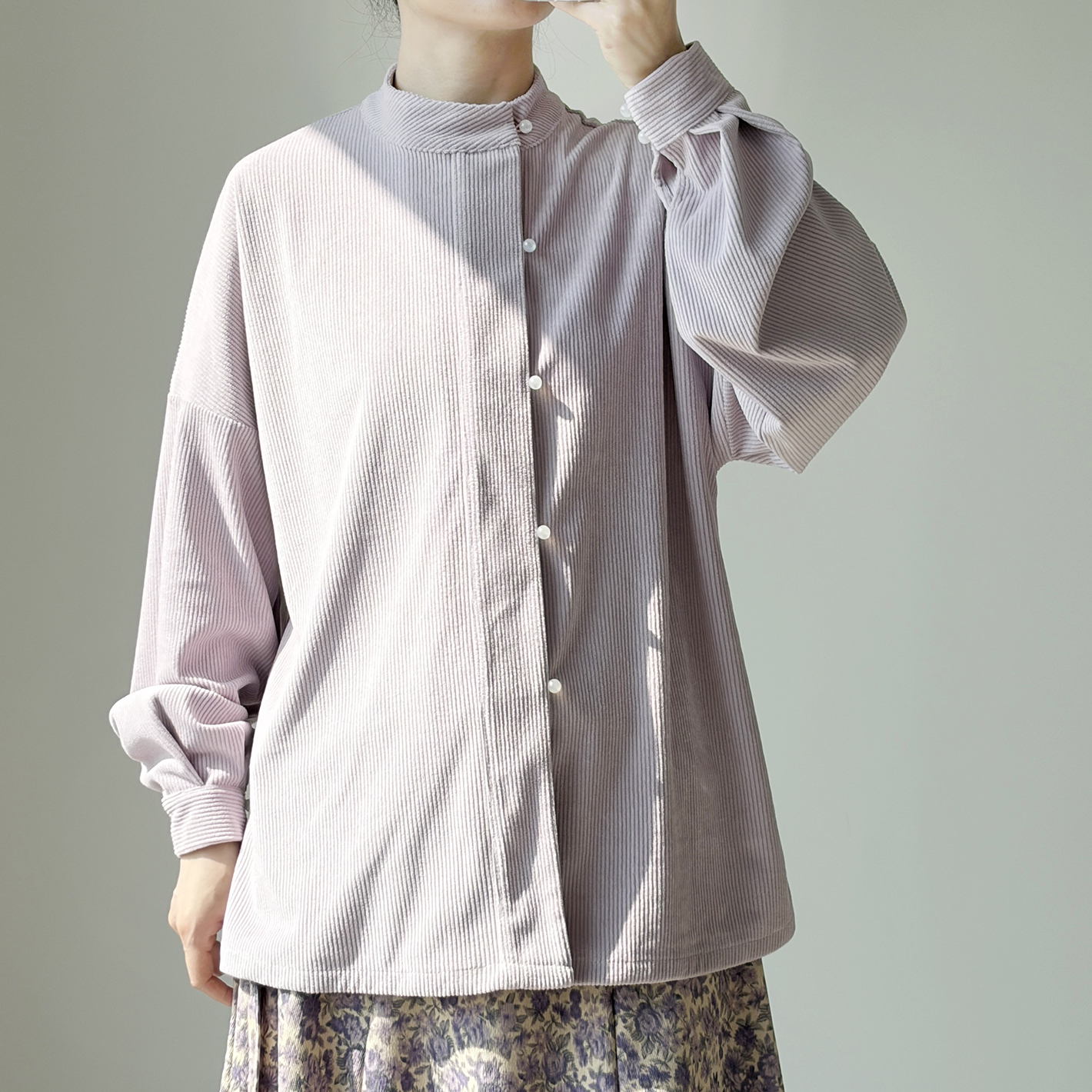 暗袖盈香【陆英紫色】原创汉服女汉元素高领上衣半身裙日常通勤