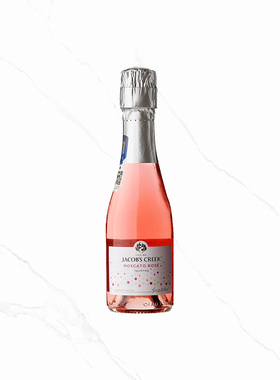 JACOBS CREEK杰卡斯莫斯卡托桃红起泡酒200ml微醺小瓶红酒moscato