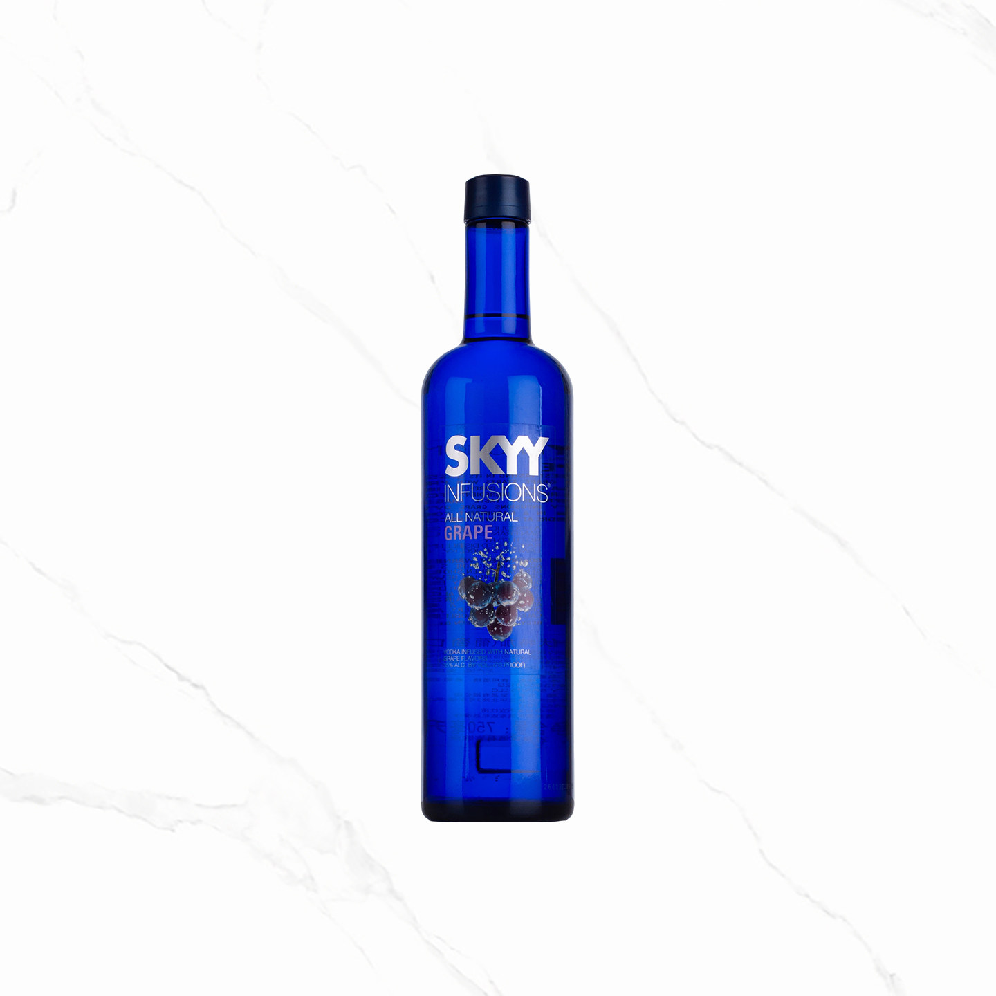 SKYY深蓝伏特加葡萄味750ml进口洋酒果味伏特加网红鸡尾酒调酒