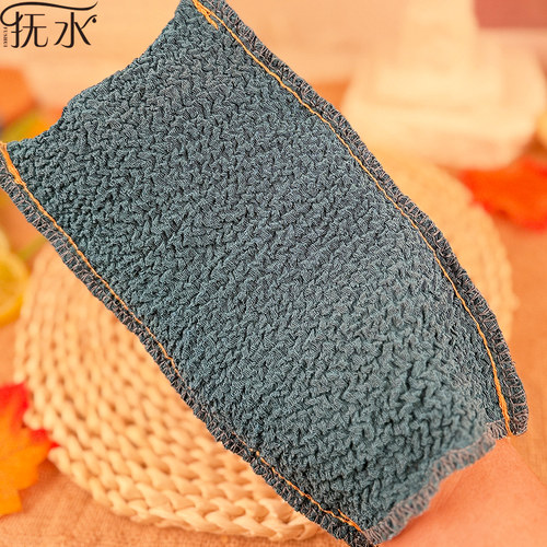 澡堂背工技师专用粗纱单层沐浴