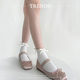 少女心满满 甜美简约百搭木耳边棉袜竖条短袜蝴蝶结芭蕾风袜子女