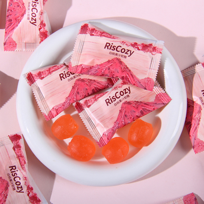 英国RisCozy瑞可滋白桃味果汁夹心软糖结婚喜糖伴手礼用婚礼糖果