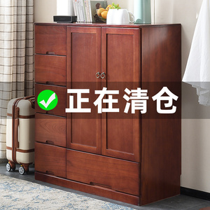 实木衣柜简约现代经济型婴儿宝宝收纳柜子小户型家用卧室儿童衣橱
