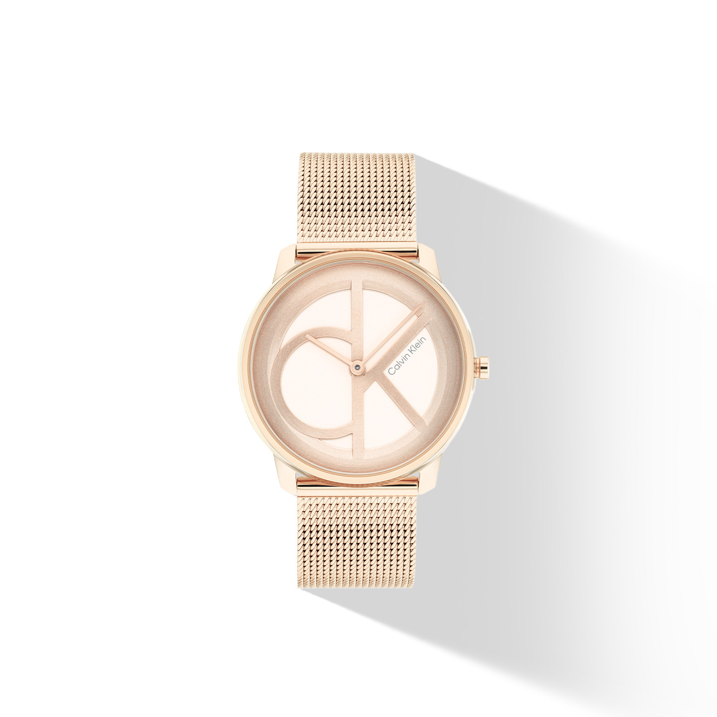 [秋季焕新]CalvinKlein官方正品CK手表女经典粉金女表石英腕表