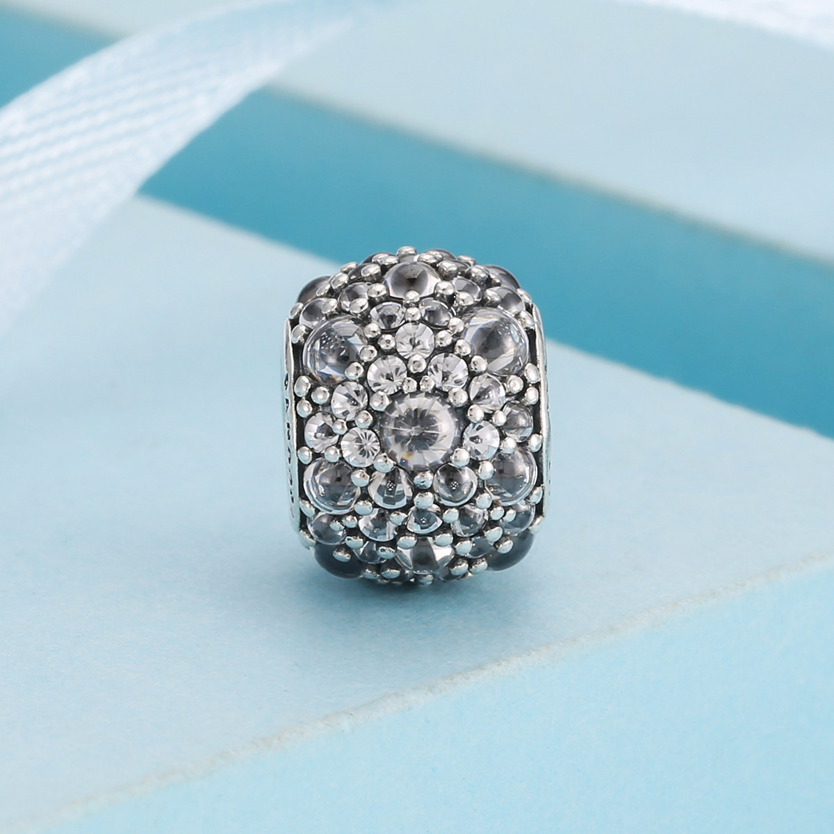 潘多拉手链pandora锆石错落水滴珠子 791755CZ