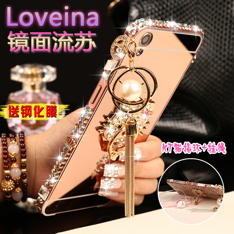 vivov3maxa手机壳水钻xplay5金属边框女外壳奢华xplay6手机套镶钻