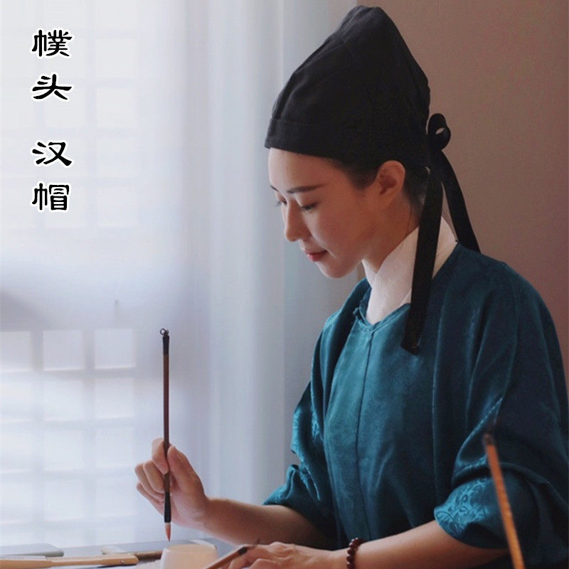 汉服帽子幞头首服成人儿童软式幞头明唐制圆领袍帽子配饰张飞帽