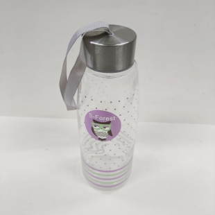 S-Forest玻璃水杯卡通猫头鹰便携高颜值杯子创意礼品