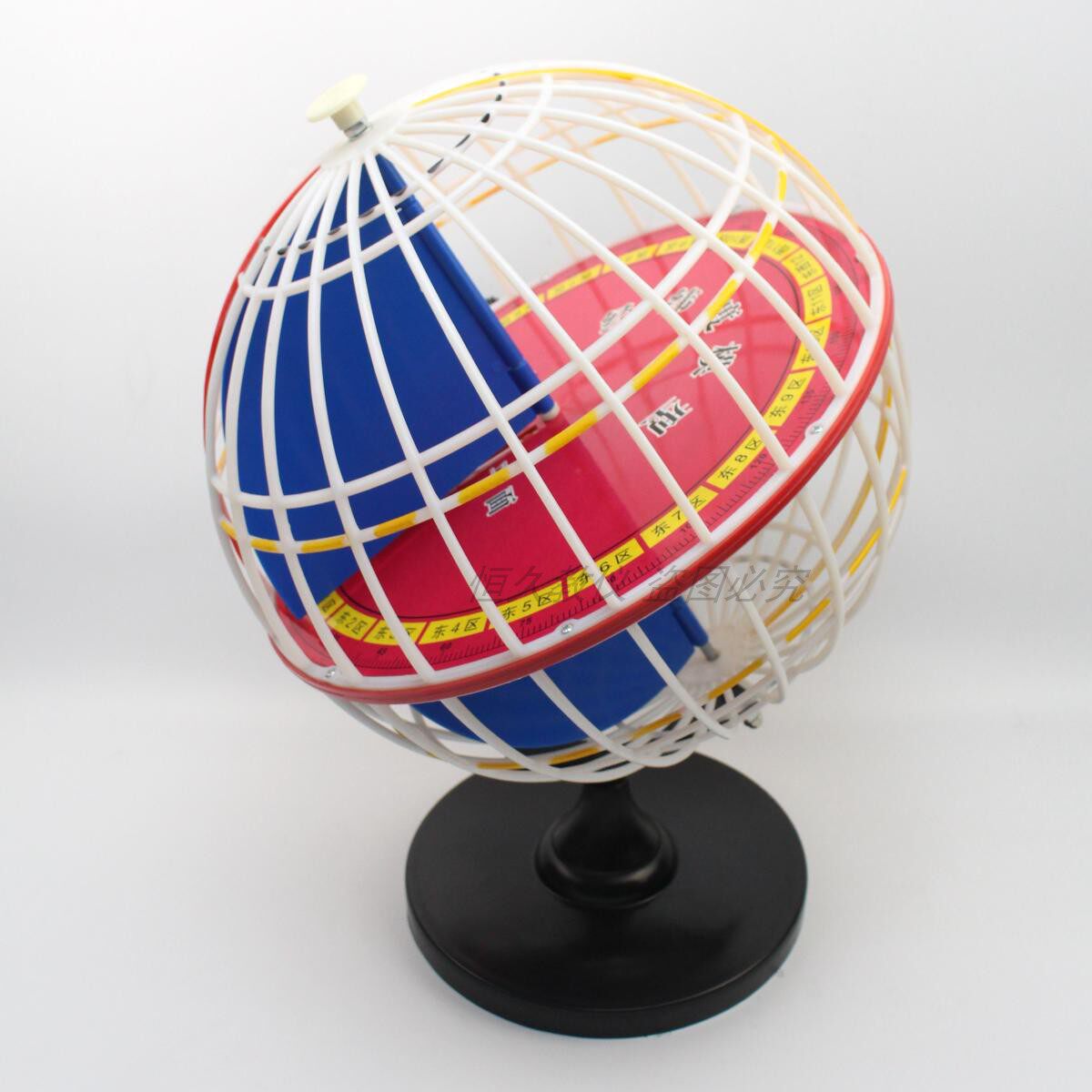 34009经纬度模型320mm中学地理科学教学实验用器材教具附底座