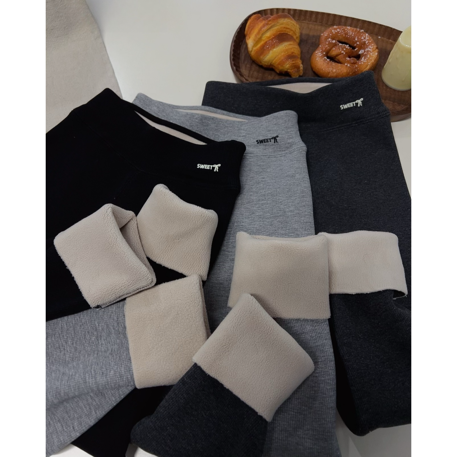 嗨大E小e2025冬款女童蝴蝶结字母印花棉羊绒一体绒加厚打底裤9165,童装/婴儿装/亲子装,裤子,淘宝优惠券,粉丝福利购,淘宝优惠卷