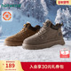热风男鞋 雪地靴加绒保暖舒适短靴男 靴子百搭户外时尚 24冬新款 男士