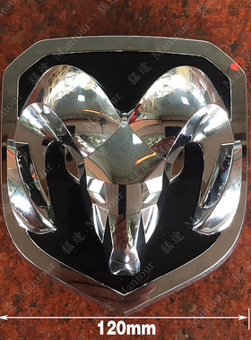 进口皮卡公羊判逆者RAM1500前标前中网标通风网标羊头标 正品车标