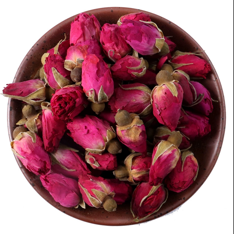 山东平阴玫瑰花茶干玫瑰花蕾纯正干净散装级新鲜50克直接可以泡茶