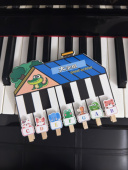 钢琴趣味课堂键盘小房子音乐教学教具启蒙识谱学习乐理音符五线谱