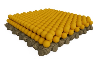 碳布微球堆积科研素材C4D 3D格式源文件热门高清素材技能模版创意