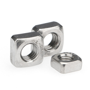 304 316不锈钢四方薄螺母螺丝帽方形型焊接螺帽M4M5M6M8M10M12mm