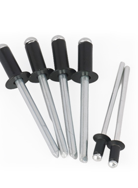 铝烤漆黑色抽芯铆钉304镀黑色拉铆钉M2.4M3M3.2*4x5x6x6.4x7x8x10