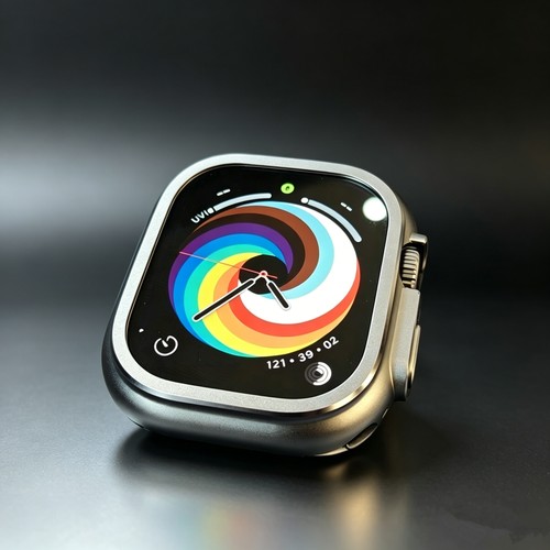 适用苹果iwatch手表ultra3代钛合金材金属保护壳ultra2边框保护套
